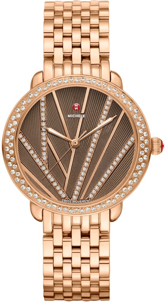 Michele Brown Dial Set with Diamonds Dial Ref. MWW21B000113 with Card — 36mm case, Brown Dial Set With Diamonds dial, Unspecified bracelet. Unworn. New Full Set
MSRP: $3495
158 Diamonds Diamond weight .67 ct.
