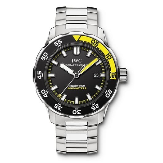 IWC Aquatimer Black Dial Ref. IW356808 with Card 2013 — 44mm case, Black dial, Unspecified bracelet. Very Good, 2013. OG Box -LA.