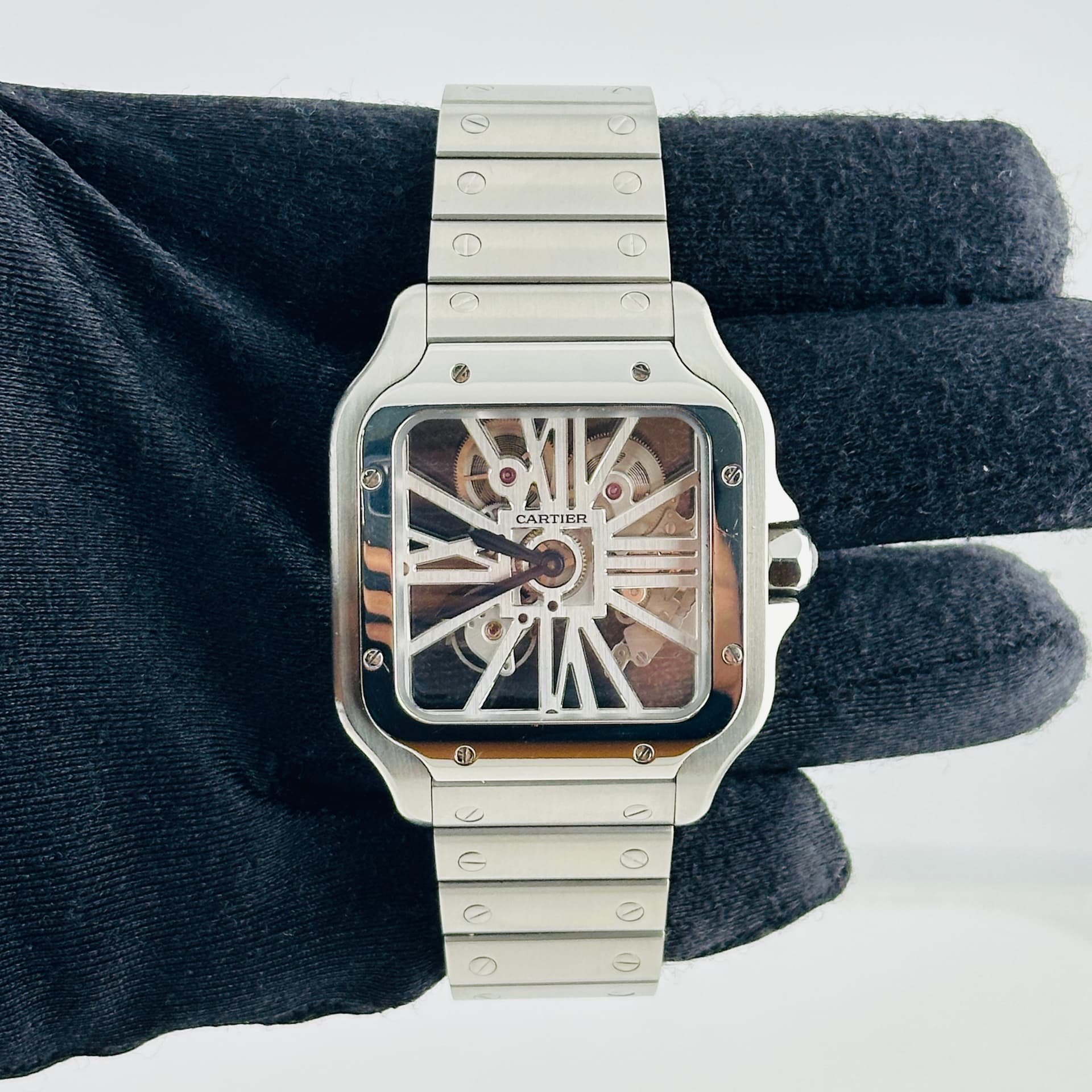Cartier Santos Skeleton, view 3