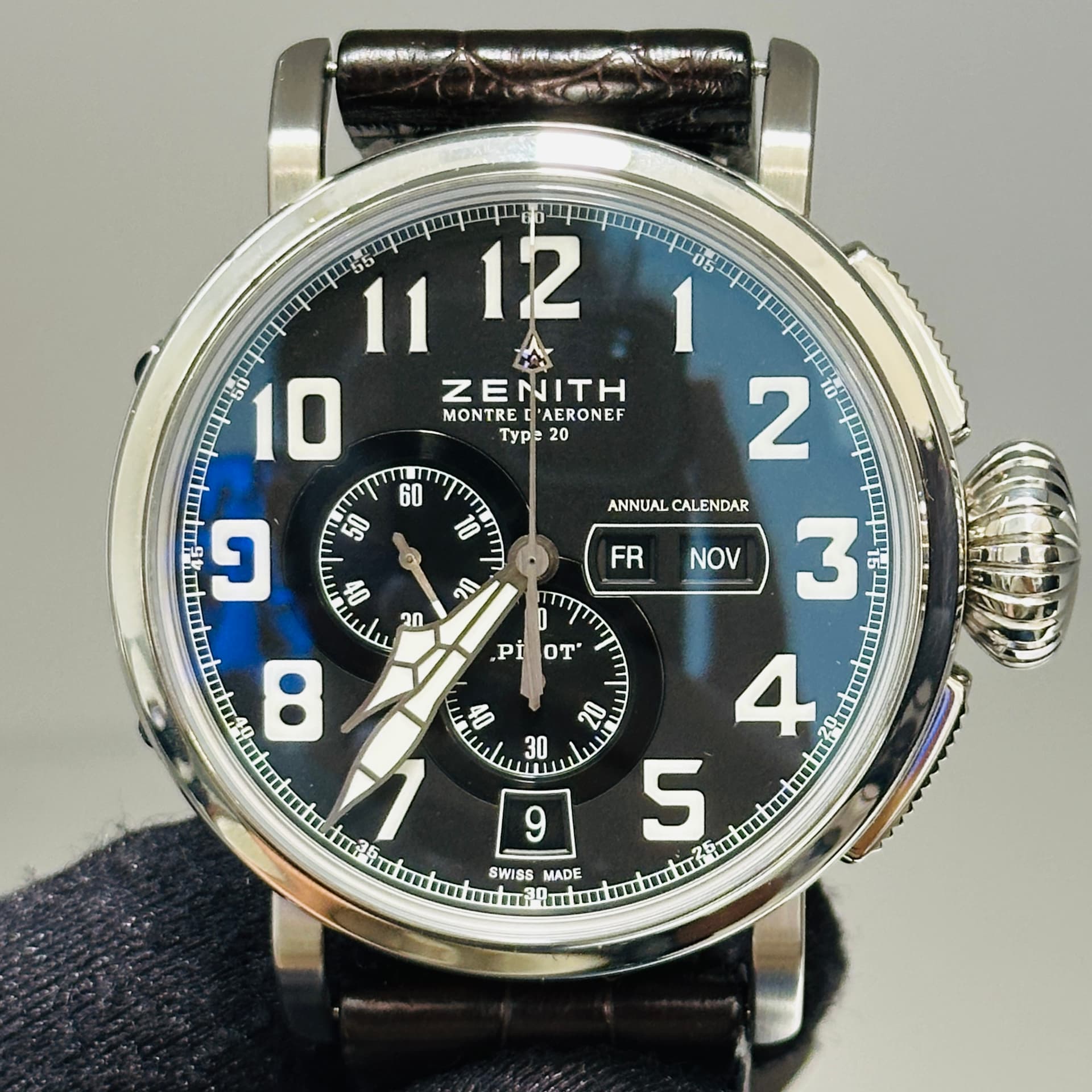 Zenith Pilot Type 20 Montre D'aeronef, view 3