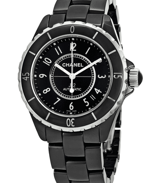 Chanel J12 Black Dial on Stainless Steel Bracelet Ref. H0685 — 40mm Stainless Steel & Ceramic case, Black dial, Stainless Steel Bracelet bracelet. Good.