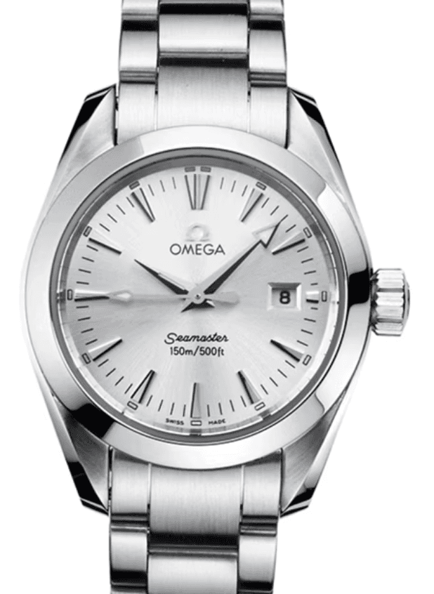 Omega Seamaster Aqua Terra 150m Silver Dial on Stainless Steel Bracelet Ref. 2517.30.00 — 39.2mm Stainless Steel case, Silver dial, Stainless Steel Bracelet bracelet. Good.