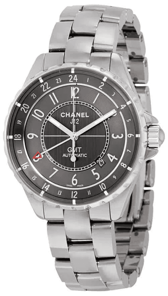 Chanel J12 Gray Dial on Ceramic Bracelet Ref. H3099 — 41mm Ceramic case, Gray dial, Ceramic Bracelet bracelet. Very Good.