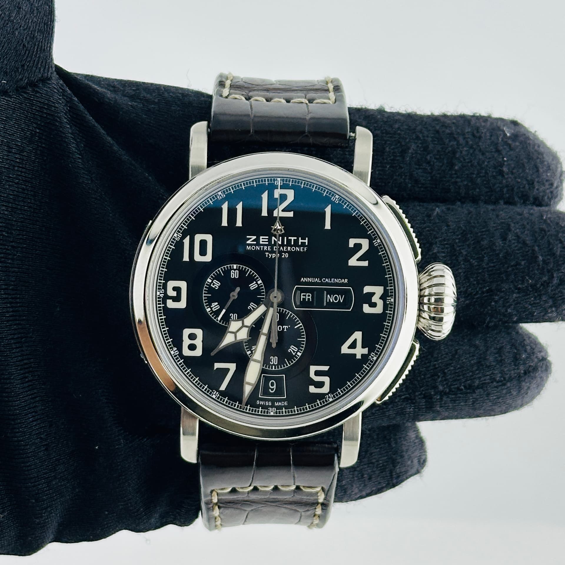 Zenith Pilot Type 20 Montre D'aeronef, view 4
