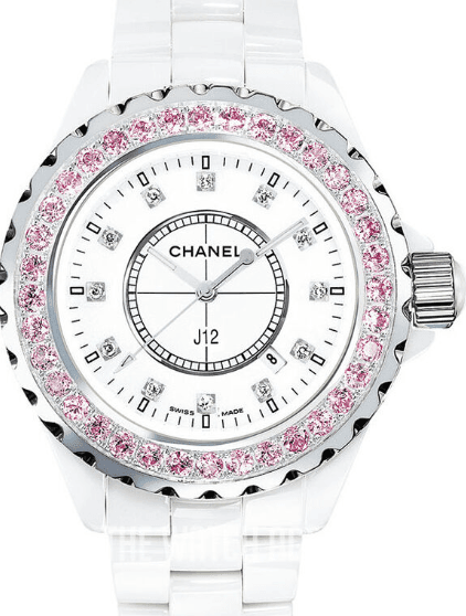 Chanel J12 White Dial on White Ceramic Bracelet Ref. H2010 — 34mm Ceramic case, White dial, White Ceramic Bracelet bracelet. Good.