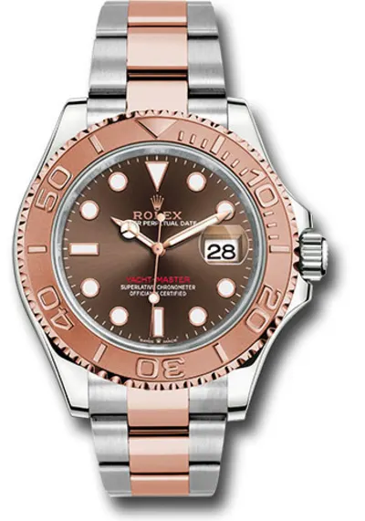 Rolex Yacht-Master 126621 — 40mm Stainless Steel case, Chocolate dial, 2 Tone Oyster 18K RG bracelet. 2020.