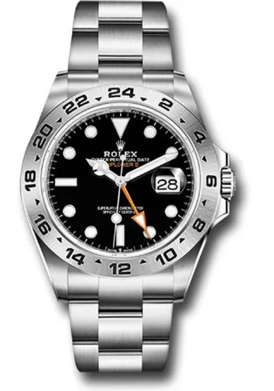 Rolex Explorer II 226570 — 42mm Stainless Steel case, Black dial, Oyster bracelet. Unworn, 2025.