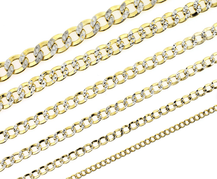 Solid 14K Yellow Gold Curb Bracelet, 5mm Wide, Made To Order.