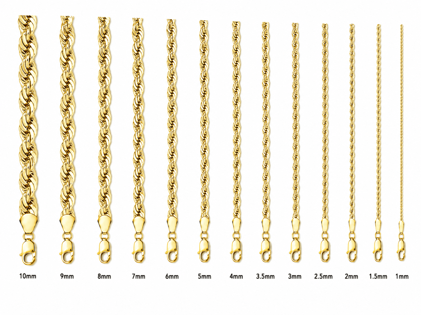 Solid 14K Yellow Gold Rope Bracelet, 4mm Wide, Diamond-cut Finish, Made To Order.