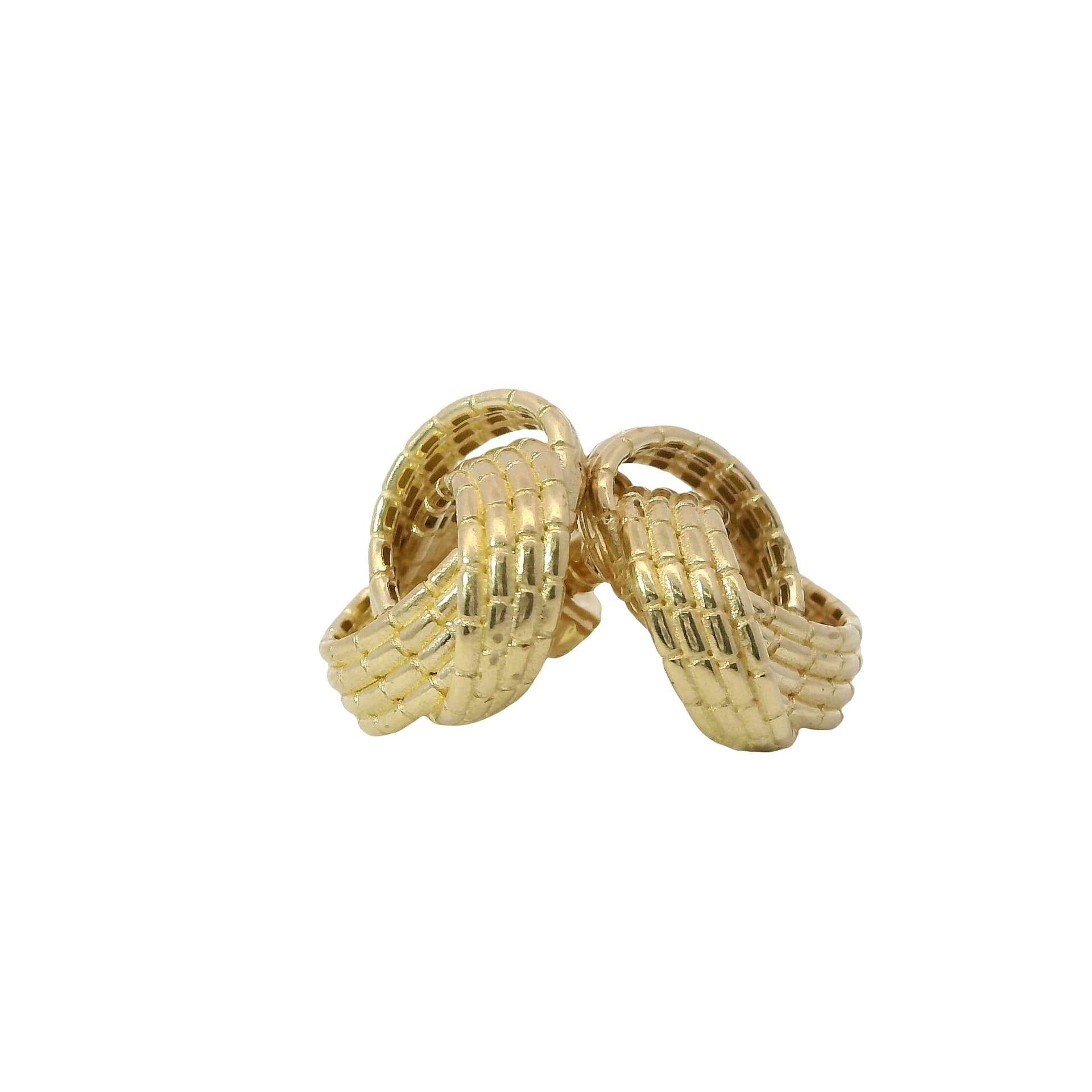 Solid 14K Yellow Gold Stud Earrings, Made To Order., view 3