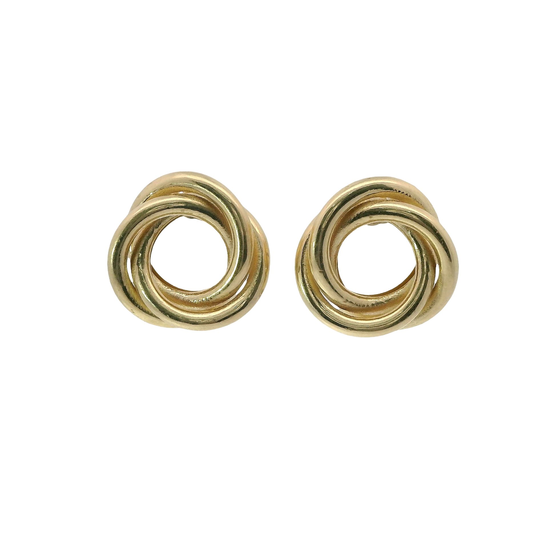 Solid 14K Yellow Gold Stud Earrings, Made To Order.