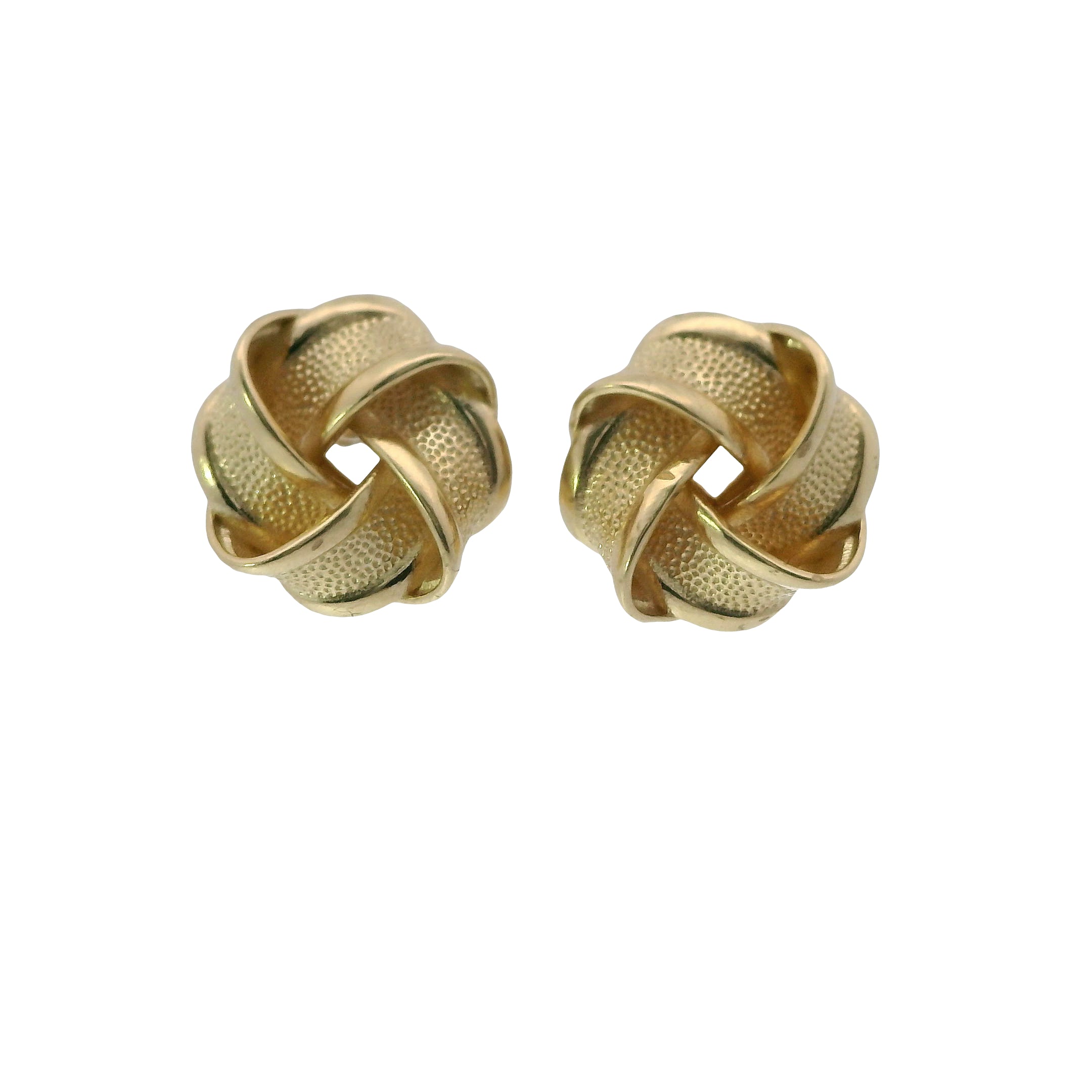 Solid 14K Yellow Gold Stud Earrings, Made To Order.
