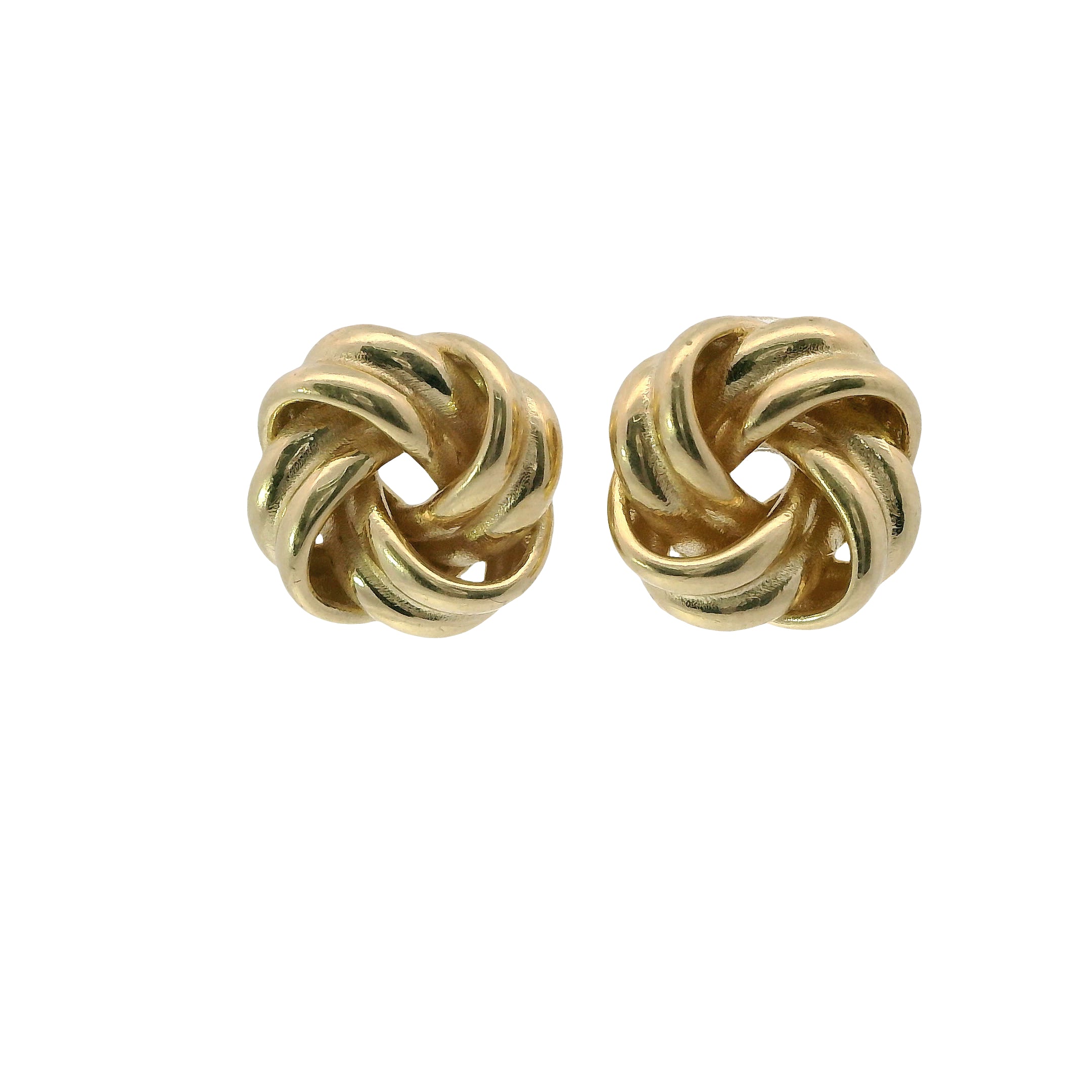 Solid 14K Yellow Gold Stud Earrings, Made To Order.